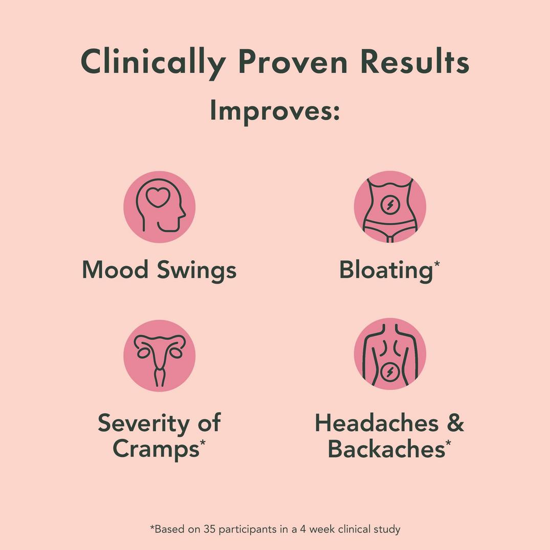 Rael PMS Cramp & Bloat Supplement