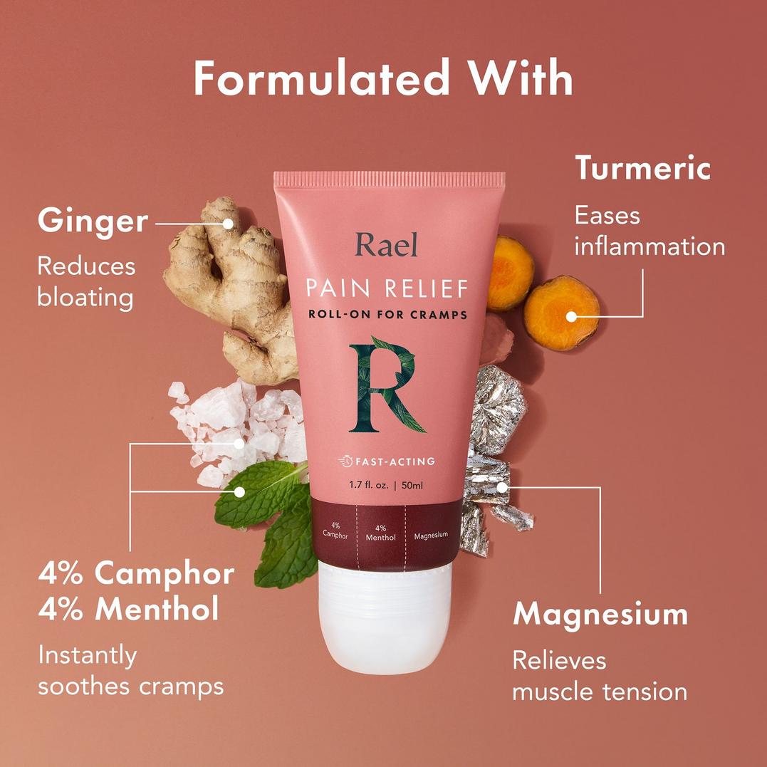 Rael Pain Relief Roll-On for Cramps