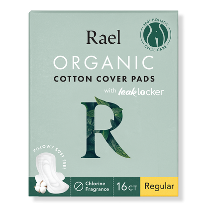 Rael Regular Organic Cotton Cover Pads With Wings
