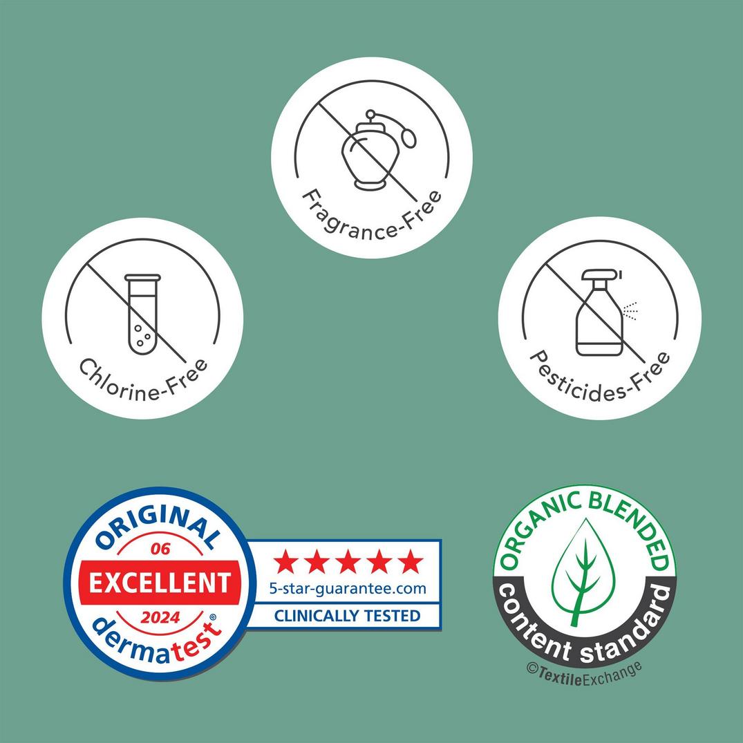 Rael Regular Organic Cotton Cover Pads With Wings