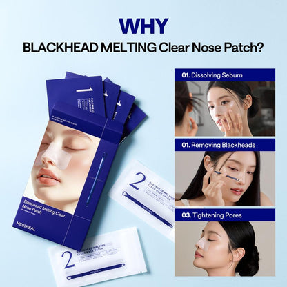 MEDIHEAL Blackhead Melting Clear Nose Patch