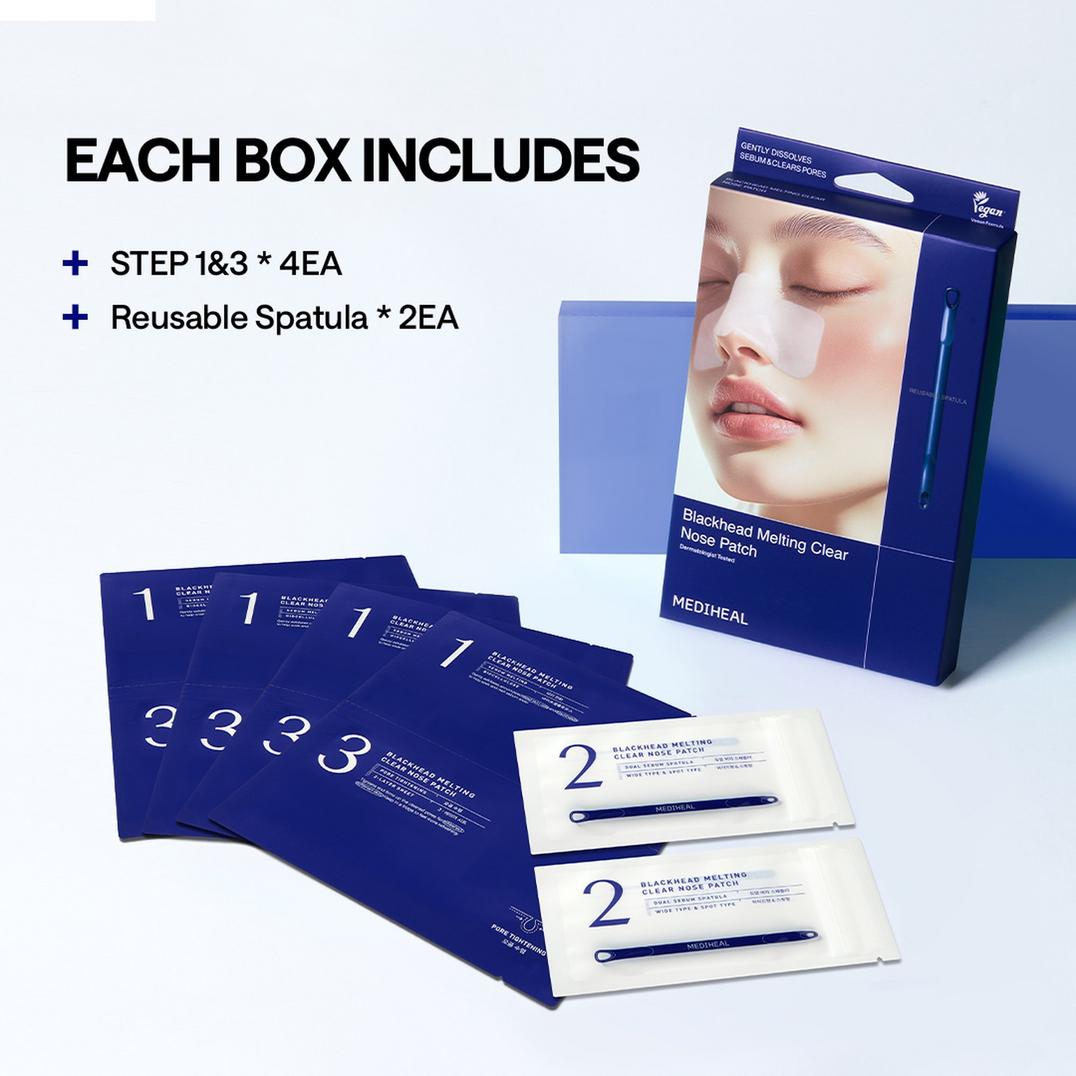 MEDIHEAL Blackhead Melting Clear Nose Patch
