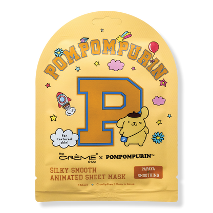 The Crme Shop Pompompurin Silky Smooth Animated Sheet Mask