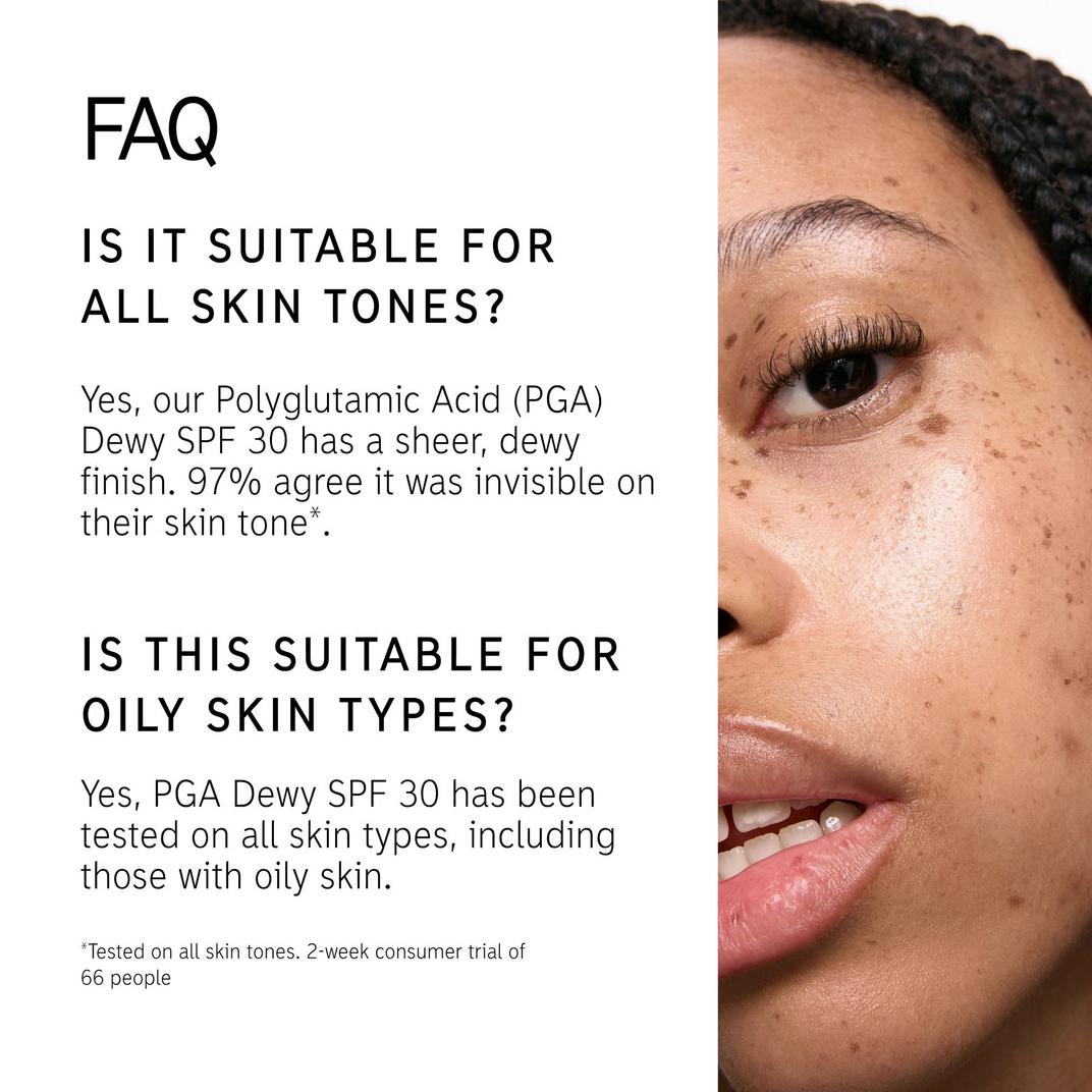 INKEY Polyglutamic Acid Dewy Sunscreen SPF 30