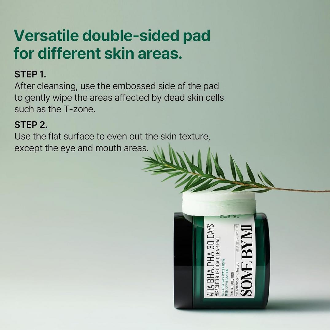 SOME BY MI AHA BHA PHA 30 Day Miracle True Cica Clear Pad