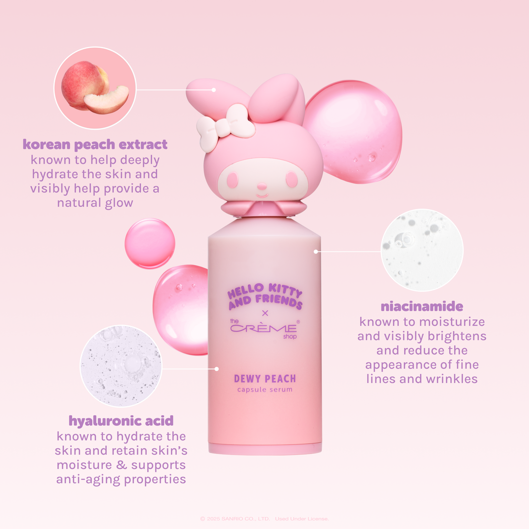 The Crme Shop Hello Kitty and Friends Dewy Peach Capsule Serum
