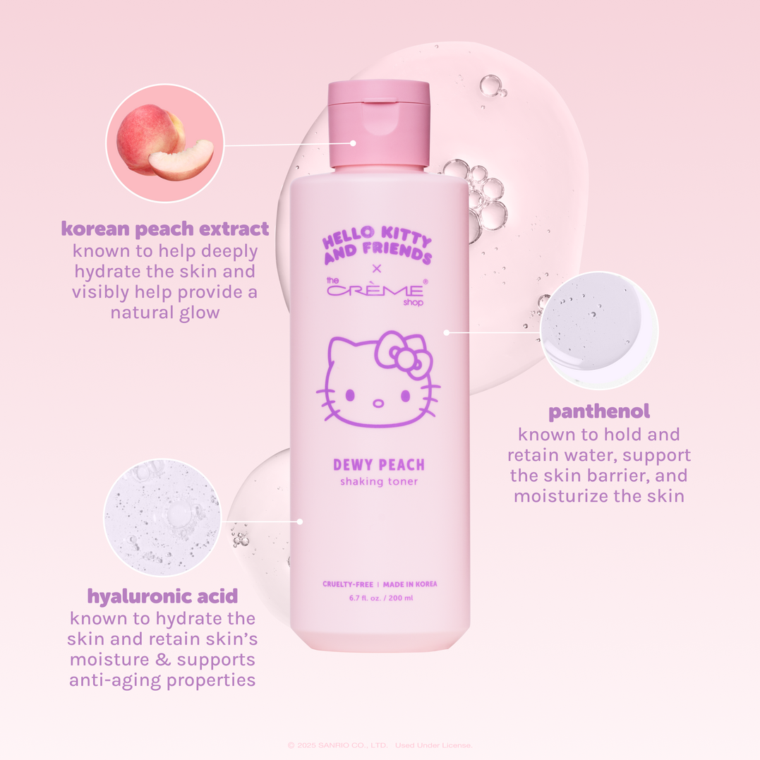 The Crme Shop Hello Kitty and Friends Dewy Peachy Shaking Toner