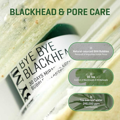 SOME BY MI Bye Bye Blackhead Green Tea Tox Bubble Cleanser