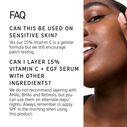 INKEY 15% Vitamin C & EGF Brightening Serum