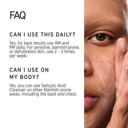 The INKEY List Salicylic Acid Acne + Blackhead Cleanser