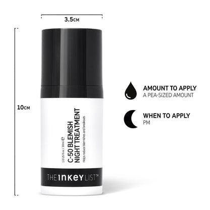 The INKEY List C-50 Blemish Night Treatment
