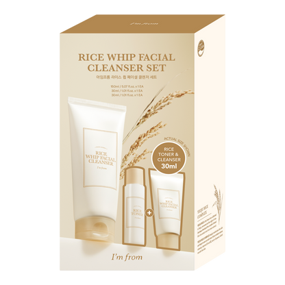 I'm From Rice Whip Facial Cleanser Set