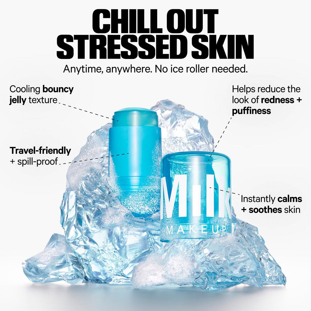 MILK MAKEUP Cooling Water Jelly Ice Soothing Serum Stick with Niacinamide