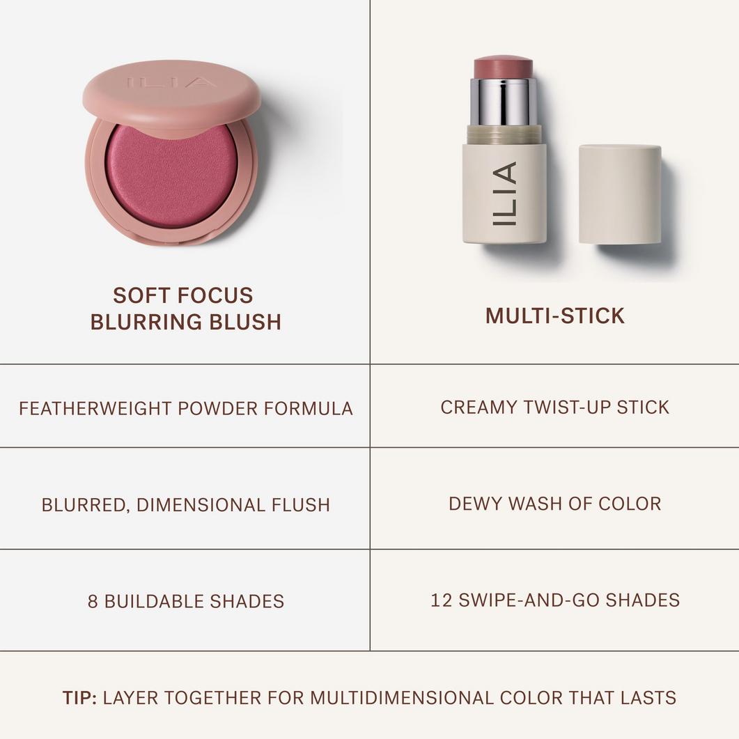 ILIA Soft Focus Blurring Blush - Talc-Free Powder Blush
