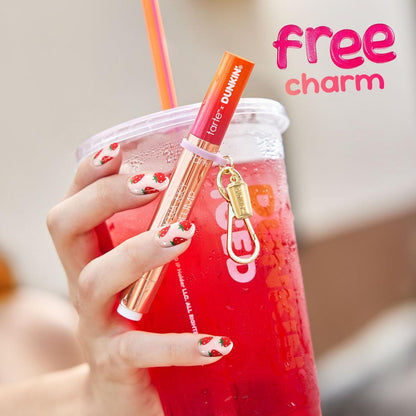 Tarte tarte x Dunkin' Maracuja Juicy Shimmer Glass Lip Plump + Free Charm