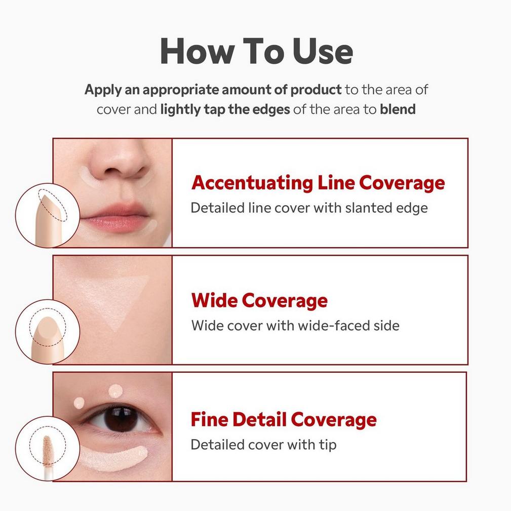 TIRTIR Glide & Hide Blurring Concealer