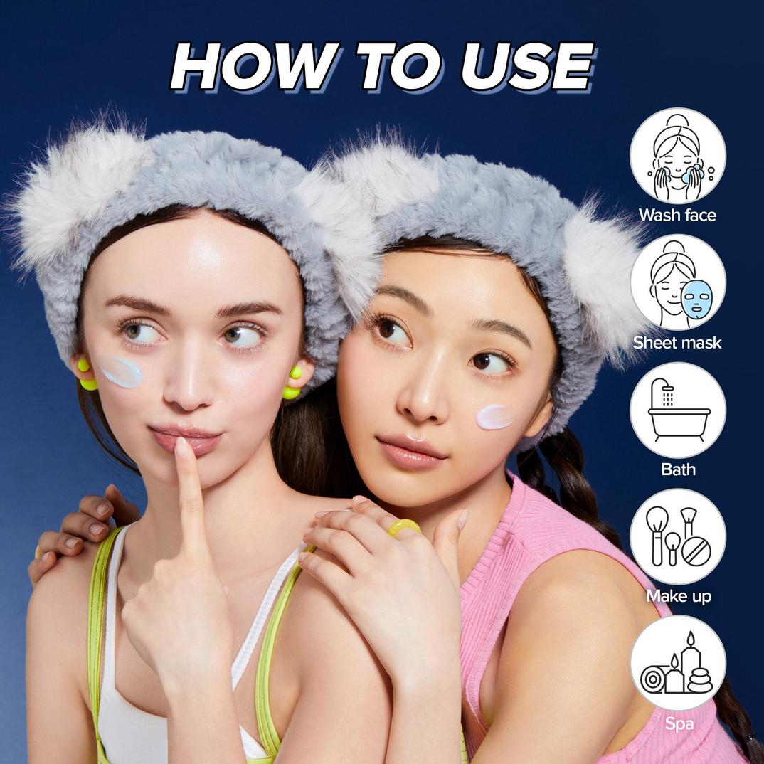 I Dew Care Koala Beauty Routine Spa Headband