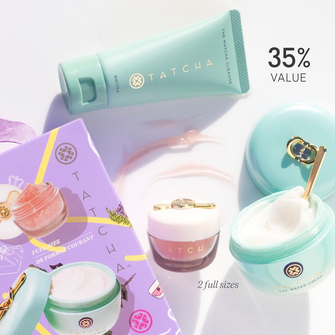 TATCHA Pure Pores, Plump Lips Set
