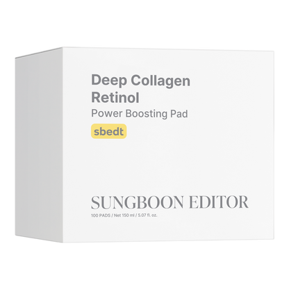 SUNGBOON EDITOR Deep Collagen Retinol Power Boosting Pad