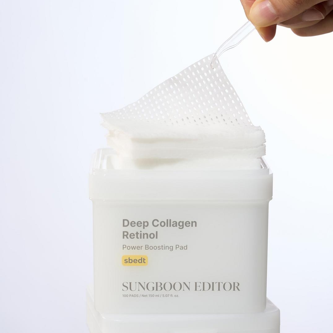 SUNGBOON EDITOR Deep Collagen Retinol Power Boosting Pad