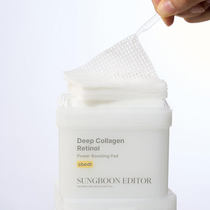 SUNGBOON EDITOR Deep Collagen Retinol Power Boosting Pad