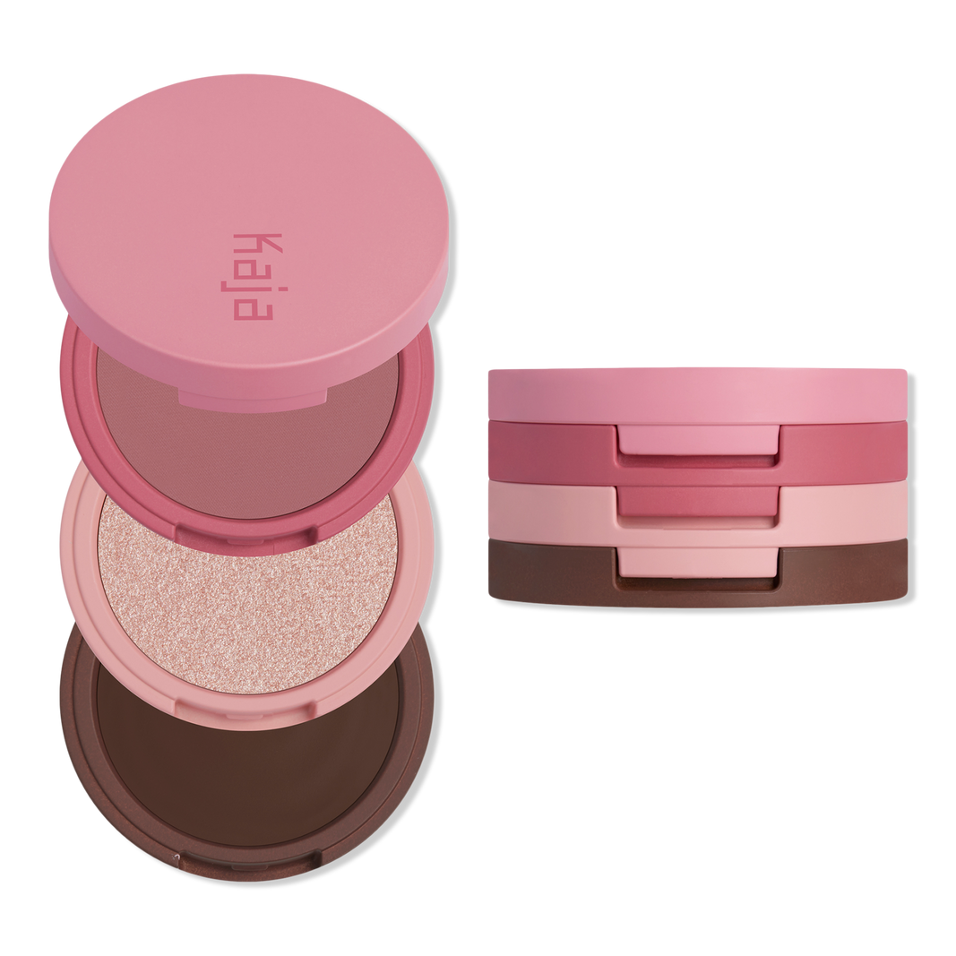 Kaja Play Bento Cream Bronzer, Powder Blush & Highlighter Trio