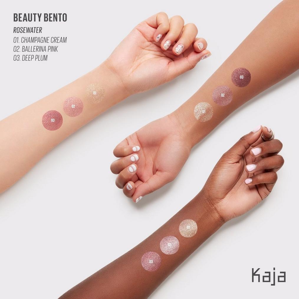 Kaja Beauty Bento Stacked Eyeshadow Trio
