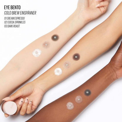 Kaja Beauty Bento Stacked Eyeshadow Trio