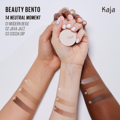 Kaja Beauty Bento Stacked Eyeshadow Trio