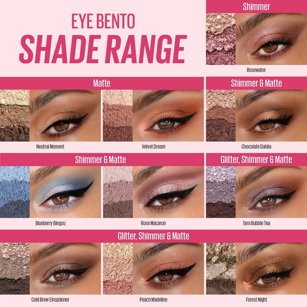 Kaja Beauty Bento Stacked Eyeshadow Trio