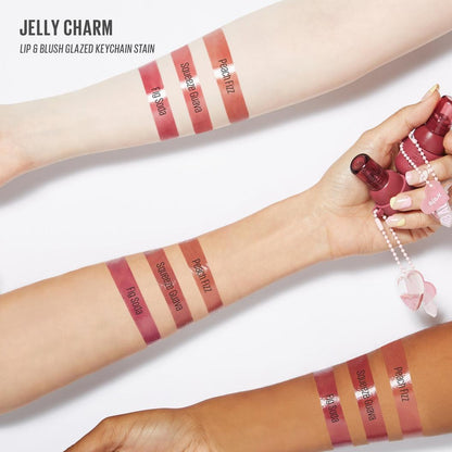 Kaja Jelly Charm Glazed Lip Stain & Blush with Keychain