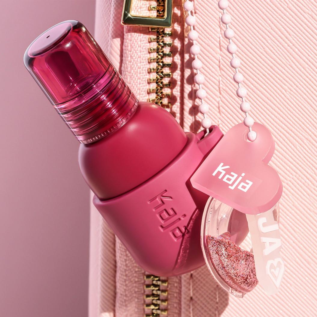 Kaja Jelly Charm Glazed Lip Stain & Blush with Keychain
