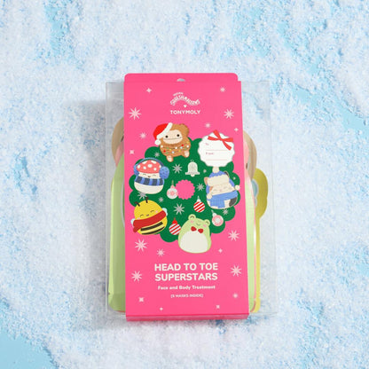 TONYMOLY Squishmallows Head To Toe Superstars Mask Set