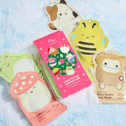 TONYMOLY Squishmallows Head To Toe Superstars Mask Set
