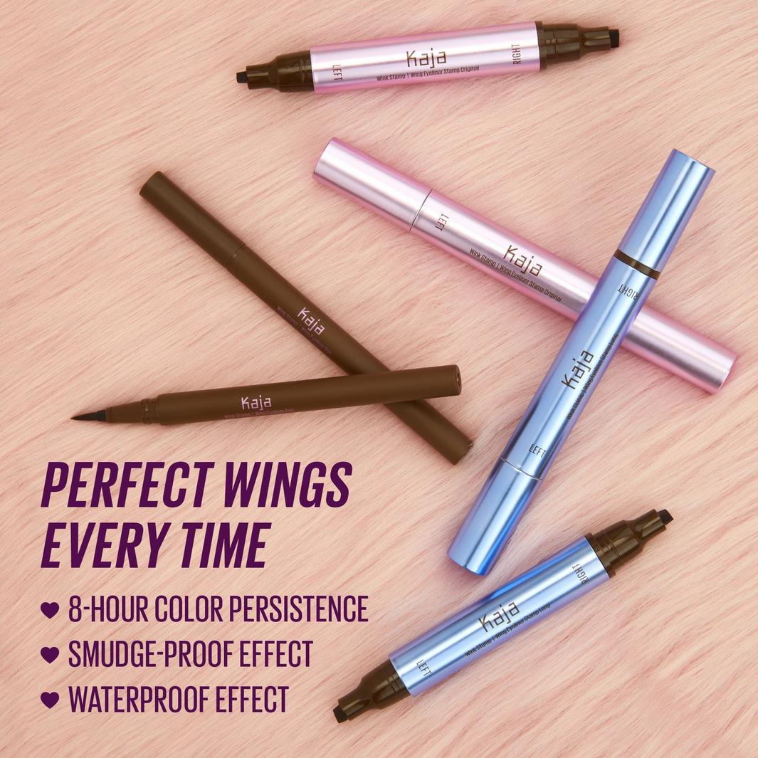 Kaja Wink Stamp Waterproof Winged Eyeliner - Stamp & Liquid Pen