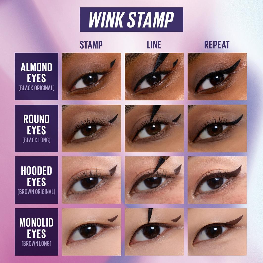 Kaja Wink Stamp Waterproof Winged Eyeliner - Stamp & Liquid Pen