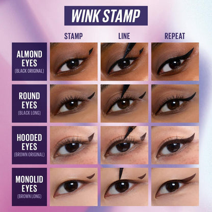 Kaja Wink Stamp Waterproof Winged Eyeliner - Stamp & Liquid Pen