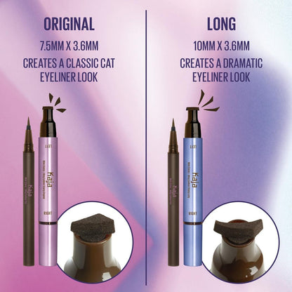 Kaja Wink Stamp Waterproof Winged Eyeliner - Stamp & Liquid Pen