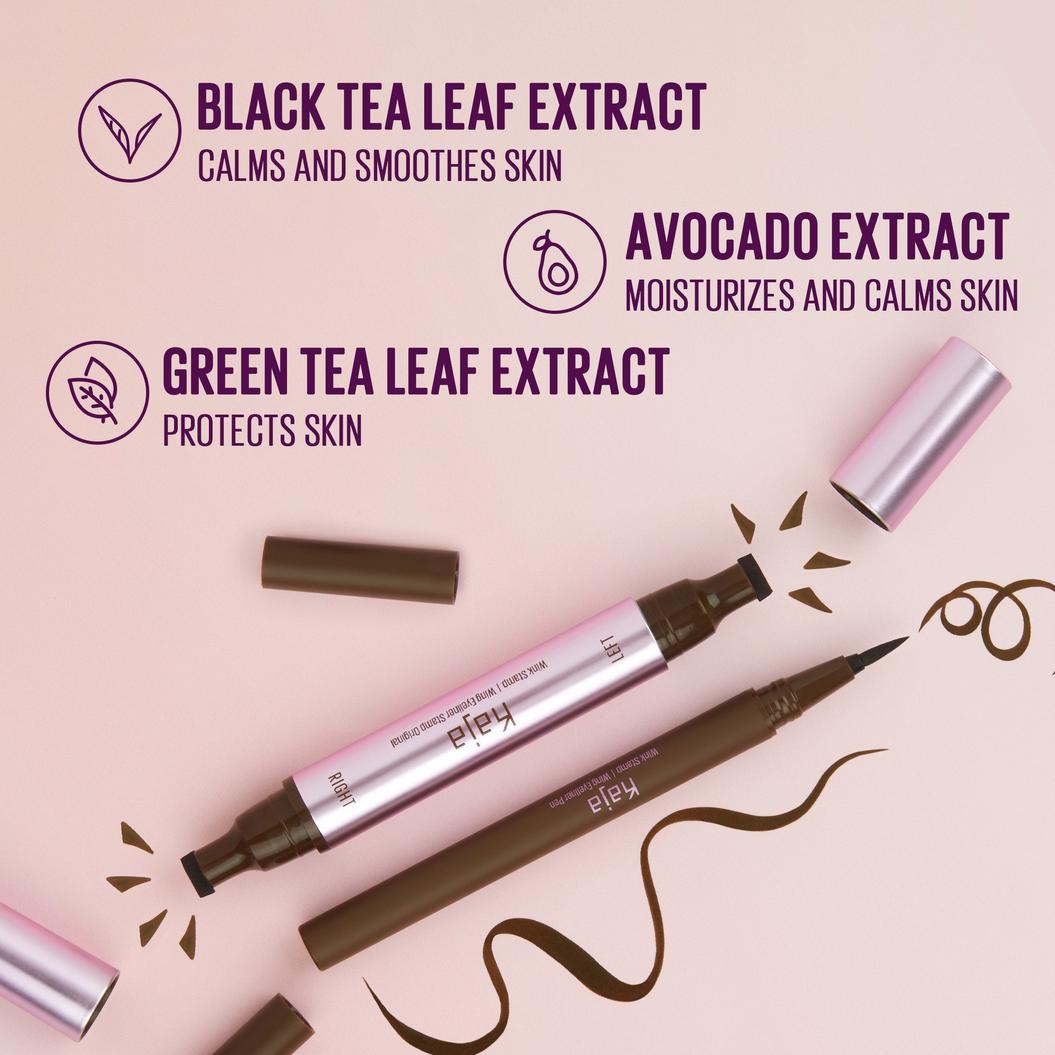 Kaja Wink Stamp Waterproof Winged Eyeliner - Stamp & Liquid Pen