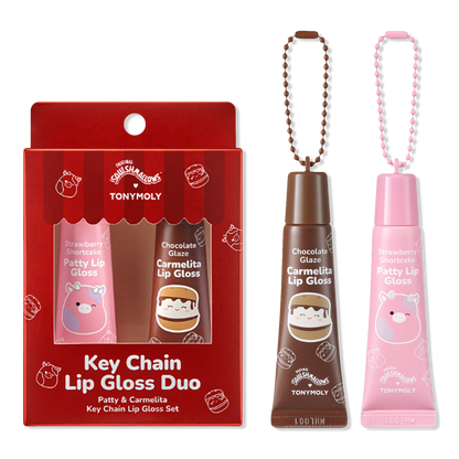 TONYMOLY Squishmallows Keychain Lip Gloss Duo