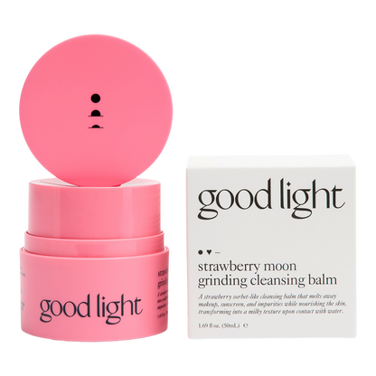 good light Strawberry Moon Grinding Cleansing Balm