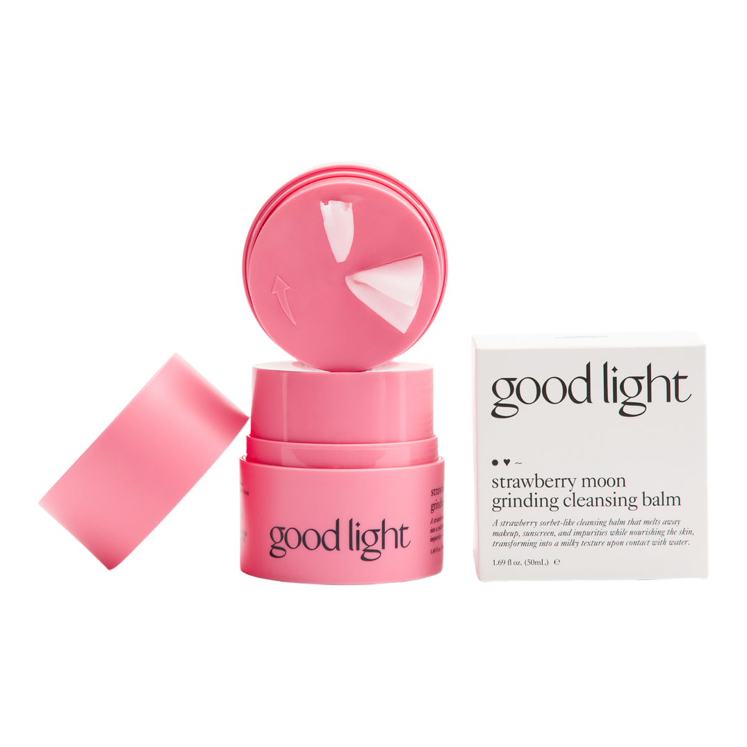 good light Strawberry Moon Grinding Cleansing Balm
