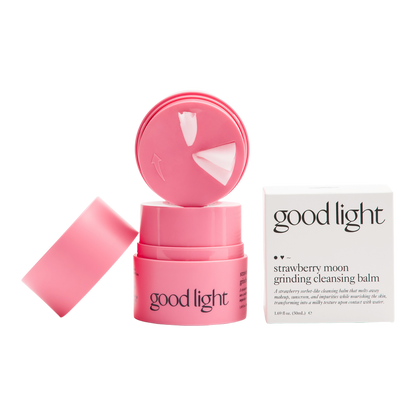 good light Strawberry Moon Grinding Cleansing Balm