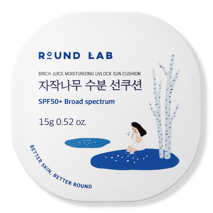 ROUND LAB Birch Juice Moisturizing UVLOCK Sun Cushion SPF 50