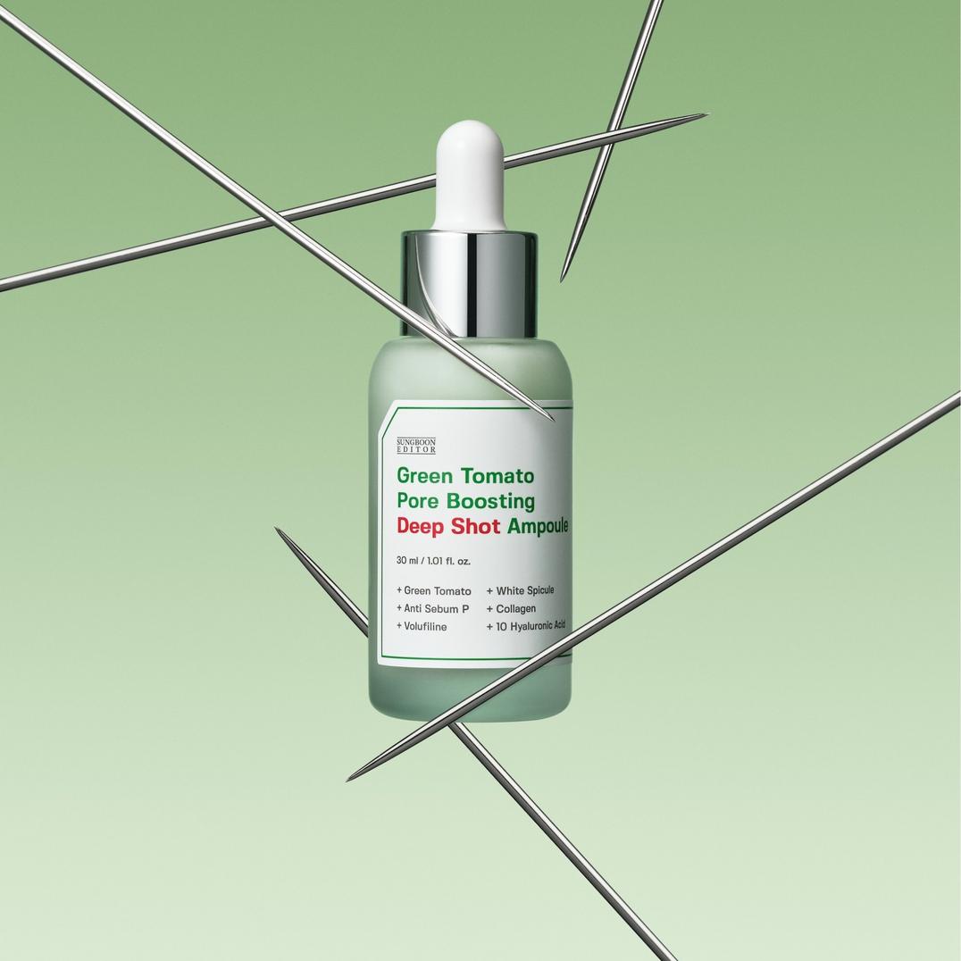 SUNGBOON EDITOR Green Tomato Pore Boosting Deep Shot Ampoule