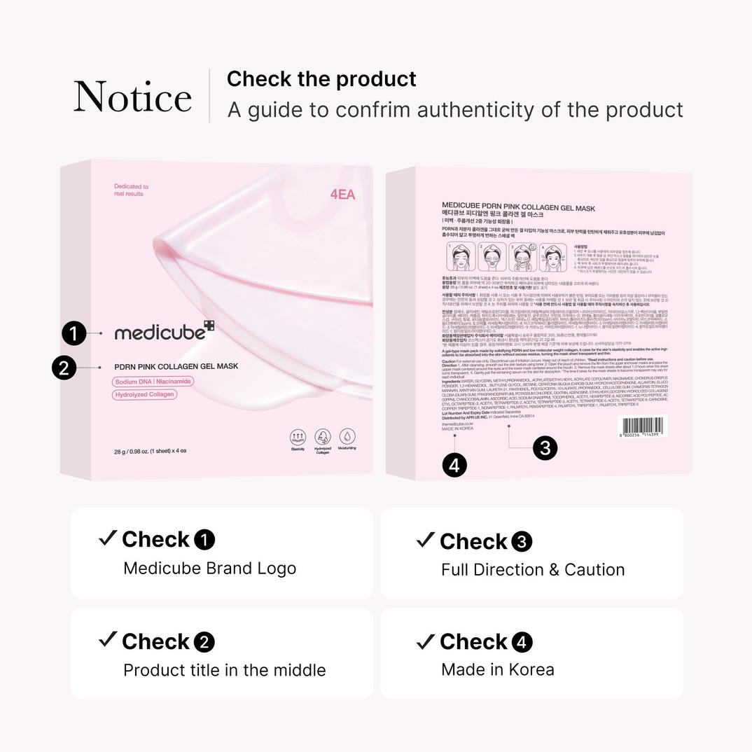 medicube PDRN Pink Collagen Gel Mask