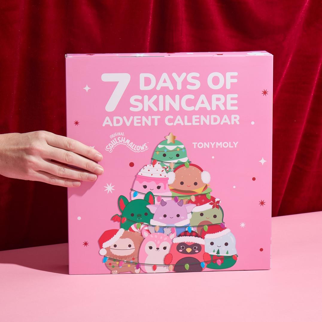 TONYMOLY Squishmallows 7 Day Holiday Advent Calendar