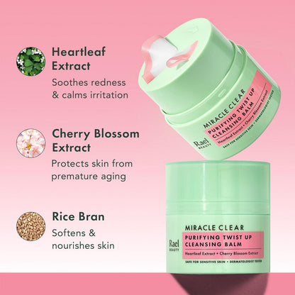 Rael Purifying Twist Up Cleansing Balm
