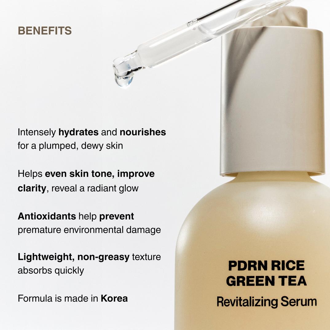 Knours. PDRN Rice & Green Tea Revitalizing Serum