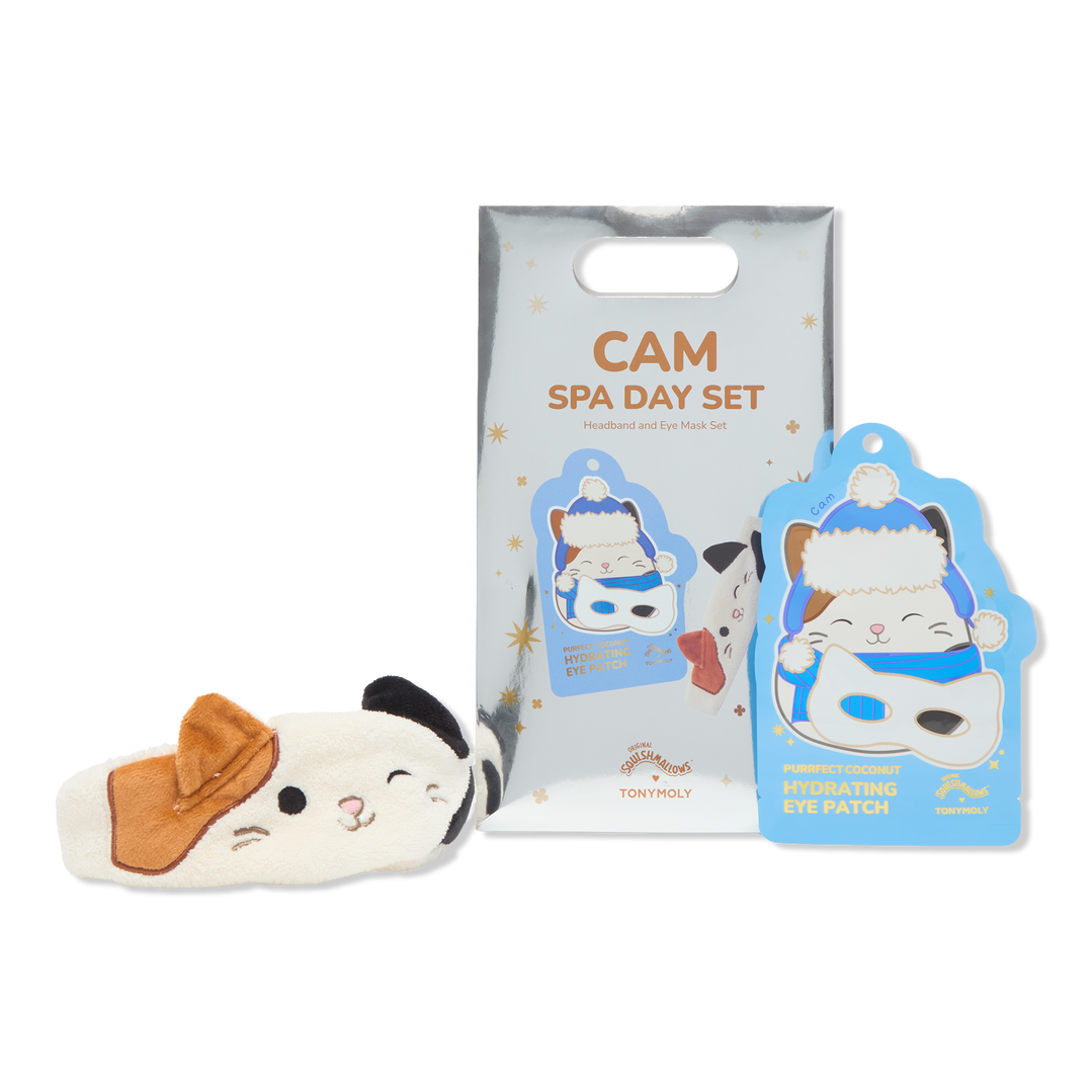 TONYMOLY Squishmallows Cam Eye Mask and Headband Set